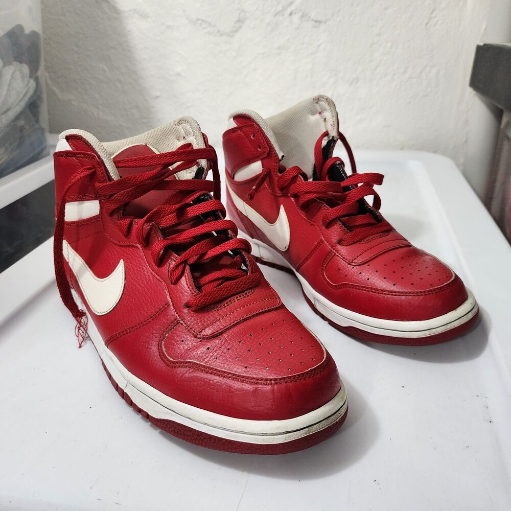 Nike Big Nike High Gym Red White Mens 11 336608-610